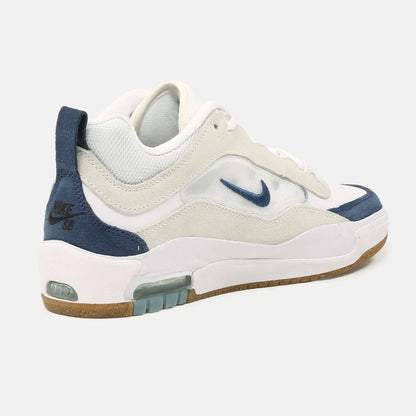 Nike SB Air Max Ishod Sneaker - White / Blue - Blowout Skateshop