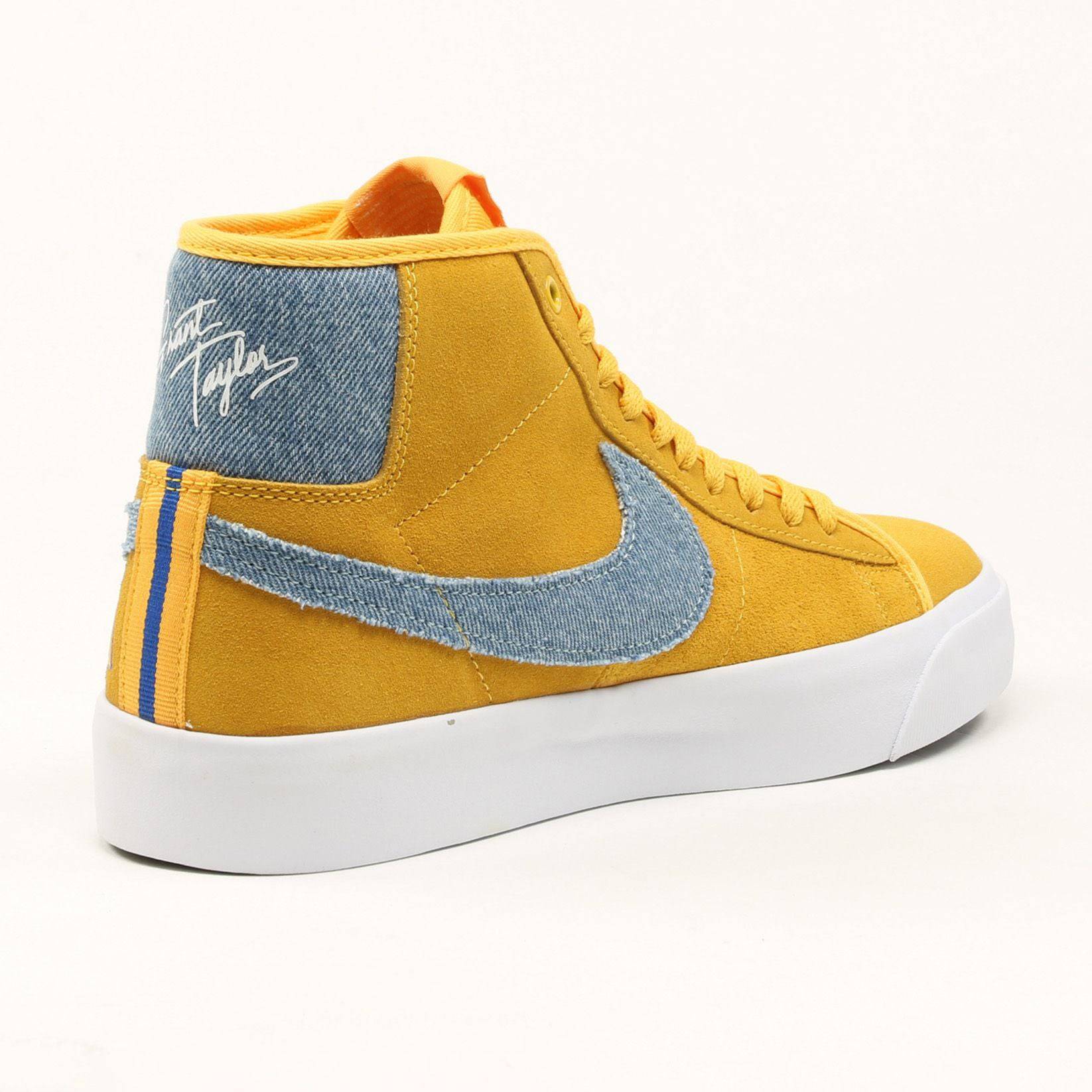 Nike SB Blazer Mid Pro GT -  University Gold / Game Royal - Blowout Skateshop