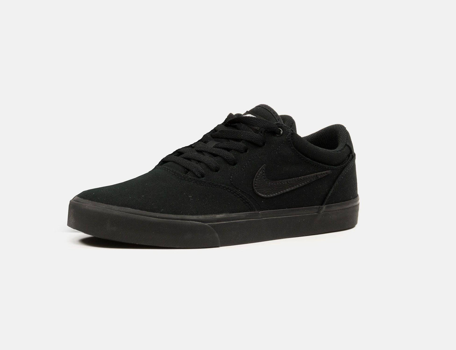 Nike SB Chron 2 Canvas Sneaker - Black / Black - Black - Blowout Skateshop