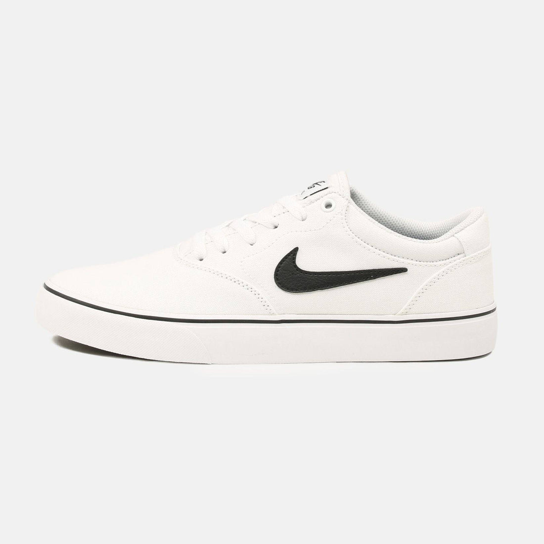 Nike SB Chron 2 Canvas Sneaker - White / Black - Blowout Skateshop