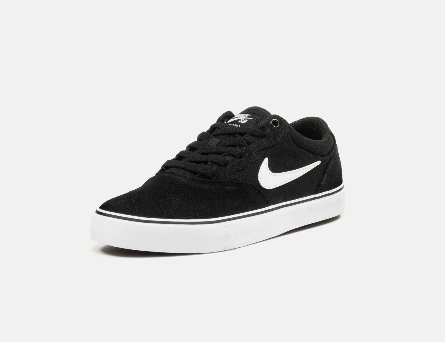 Nike SB Chron 2 Schuh - Black / White - Blowout Skateshop