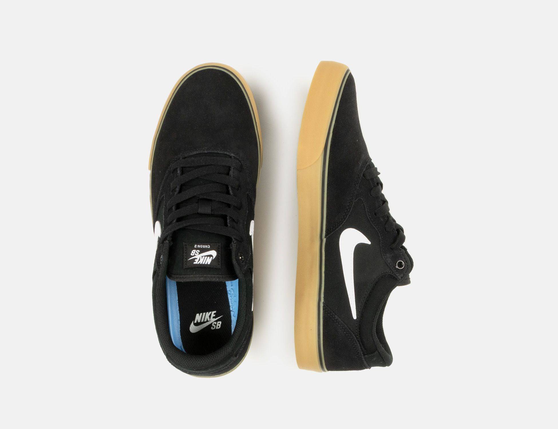 Nike SB Chron 2 Schuh - Black / White / Gum - Blowout Skateshop