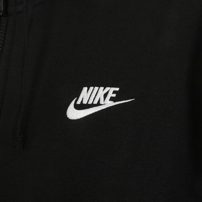 Nike SB Club Fleece Zip Hoodie - Black - Blowout Skateshop