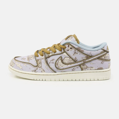 Nike SB Dunk Low Premium - Football Grey / Coconut - Blowout Skateshop