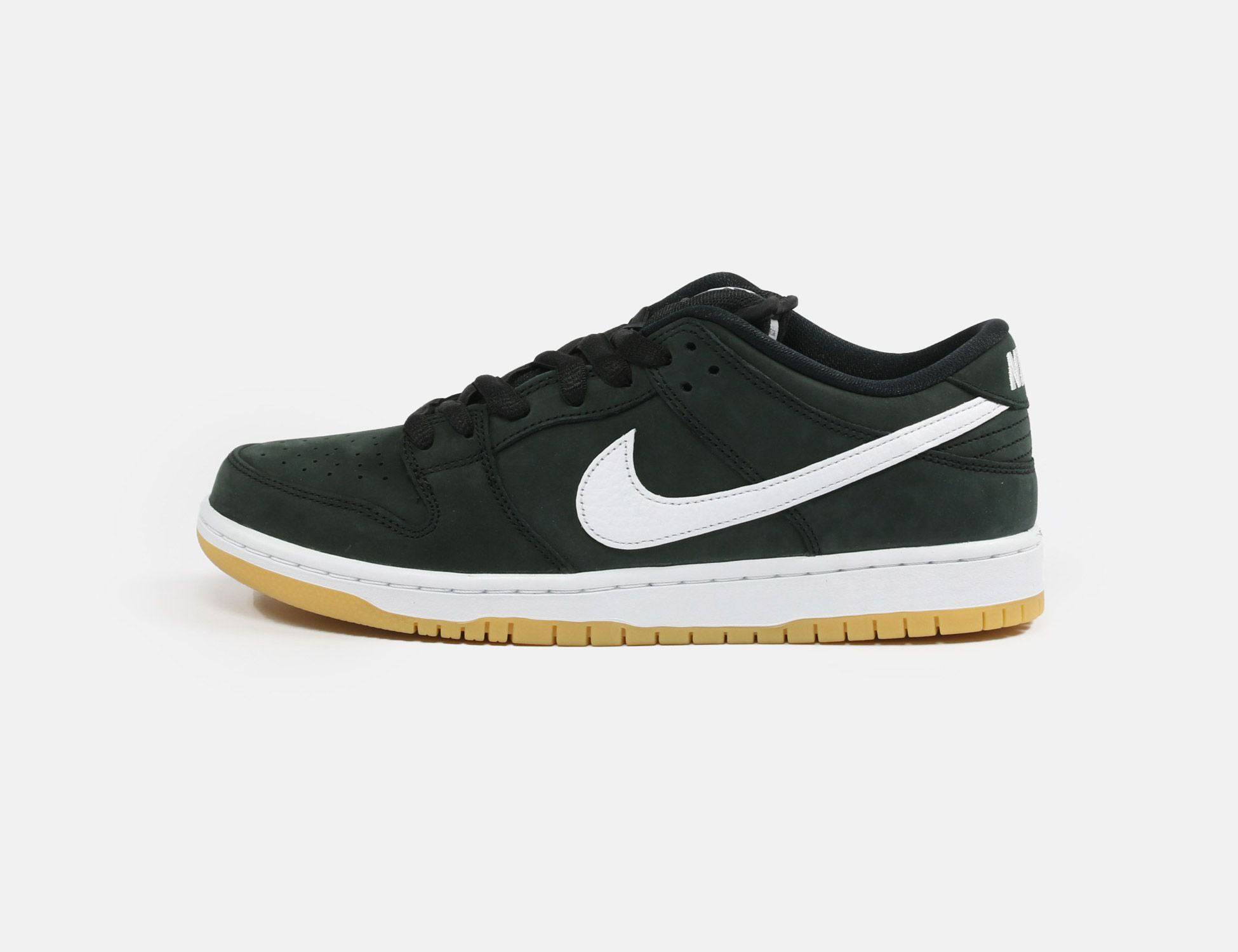 Nike SB Dunk Low Pro ISO - Black / White - Blowout Skateshop