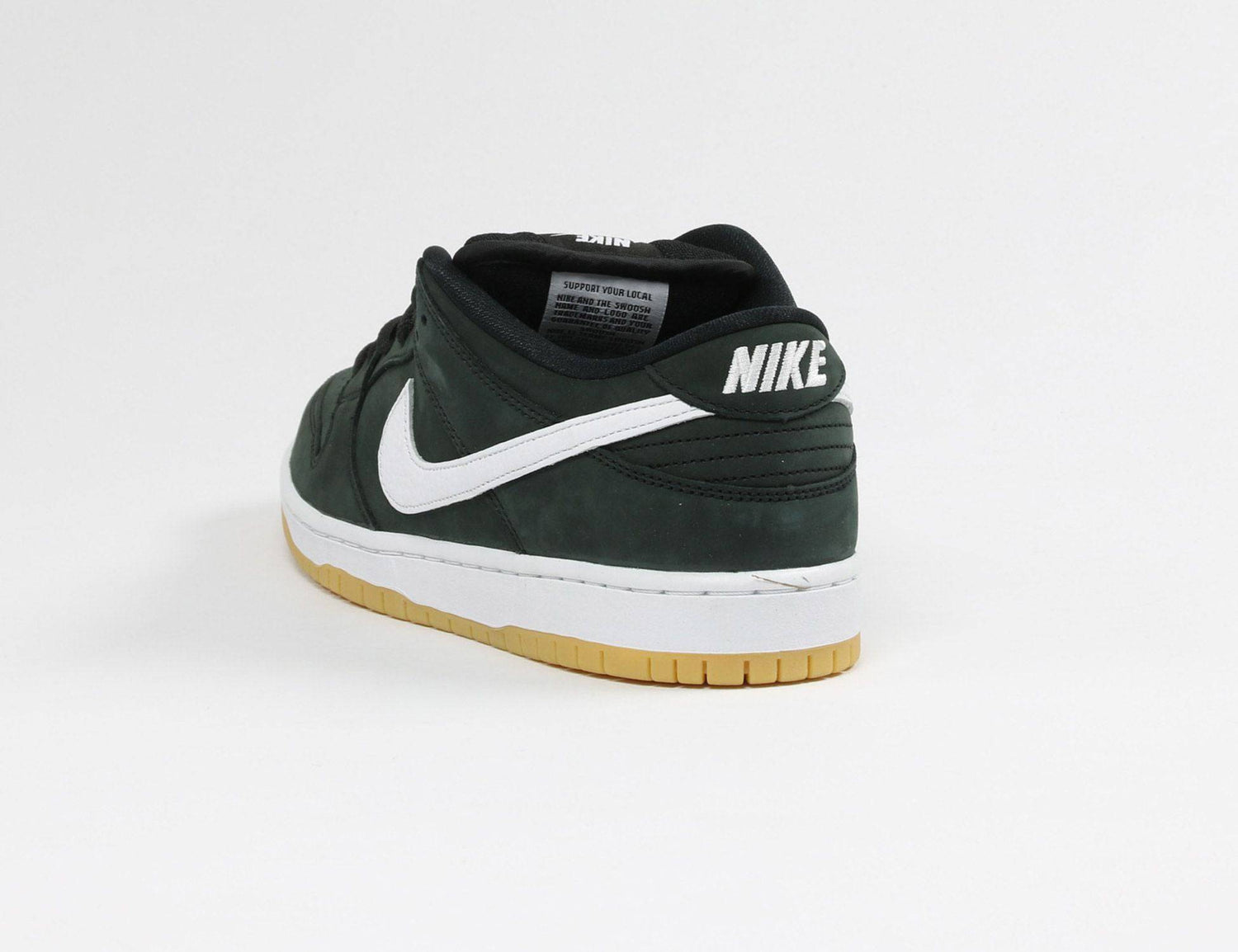 Nike SB Dunk Low Pro ISO - Black / White - Blowout Skateshop