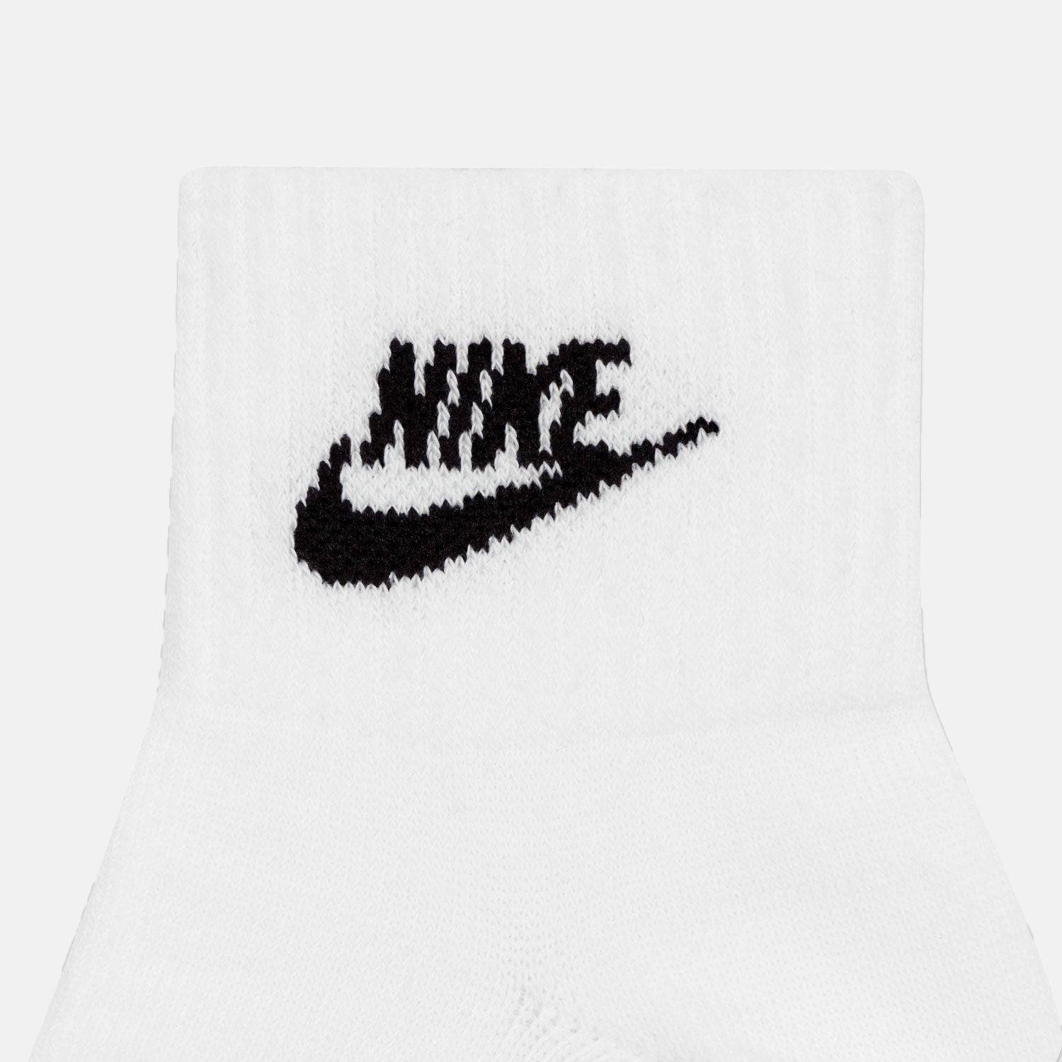 Nike SB Essentials Ess A Socks 3-Pair - White - Blowout Skateshop