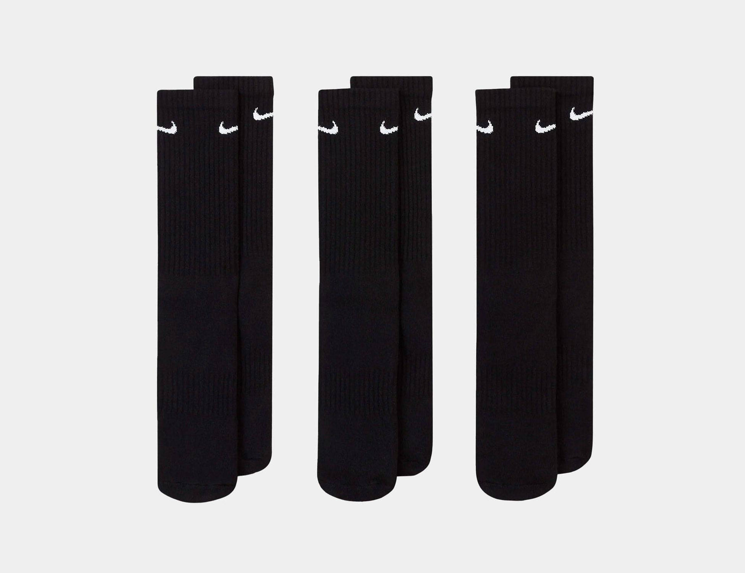 Nike SB Everyday Crush Crew Socke 3-Pair - Black - Blowout Skateshop