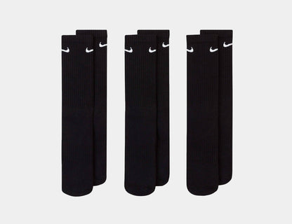 Nike SB Everyday Crush Crew Socke 3-Pair - Black - Blowout Skateshop