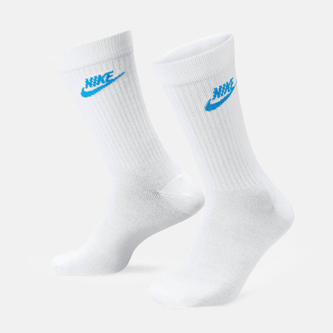 Nike SB Everyday Essential Crew Socke 3-Pair - White / Multi - Blowout Skateshop