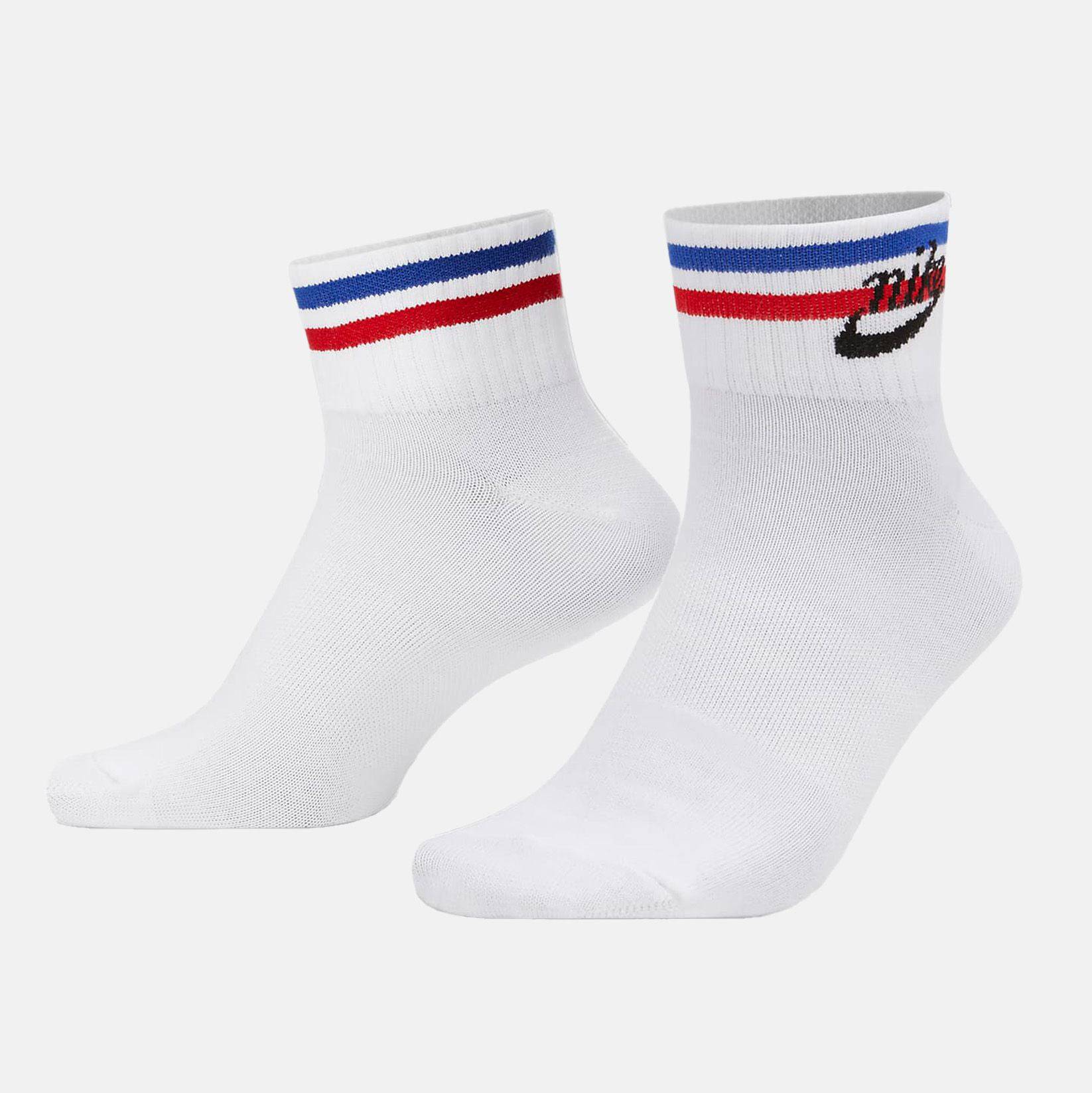 Nike SB Everyday Essential Socks (3-Pair) - White - Blowout Skateshop