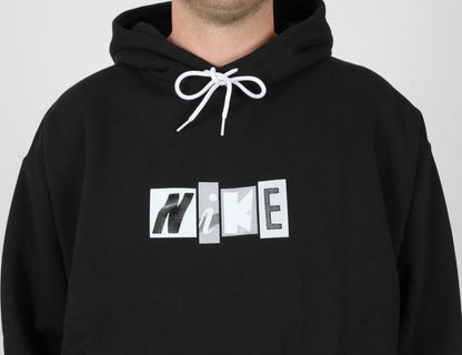 Nike SB Fleece Copyshop Letters Hoodie - Black - Blowout Skateshop