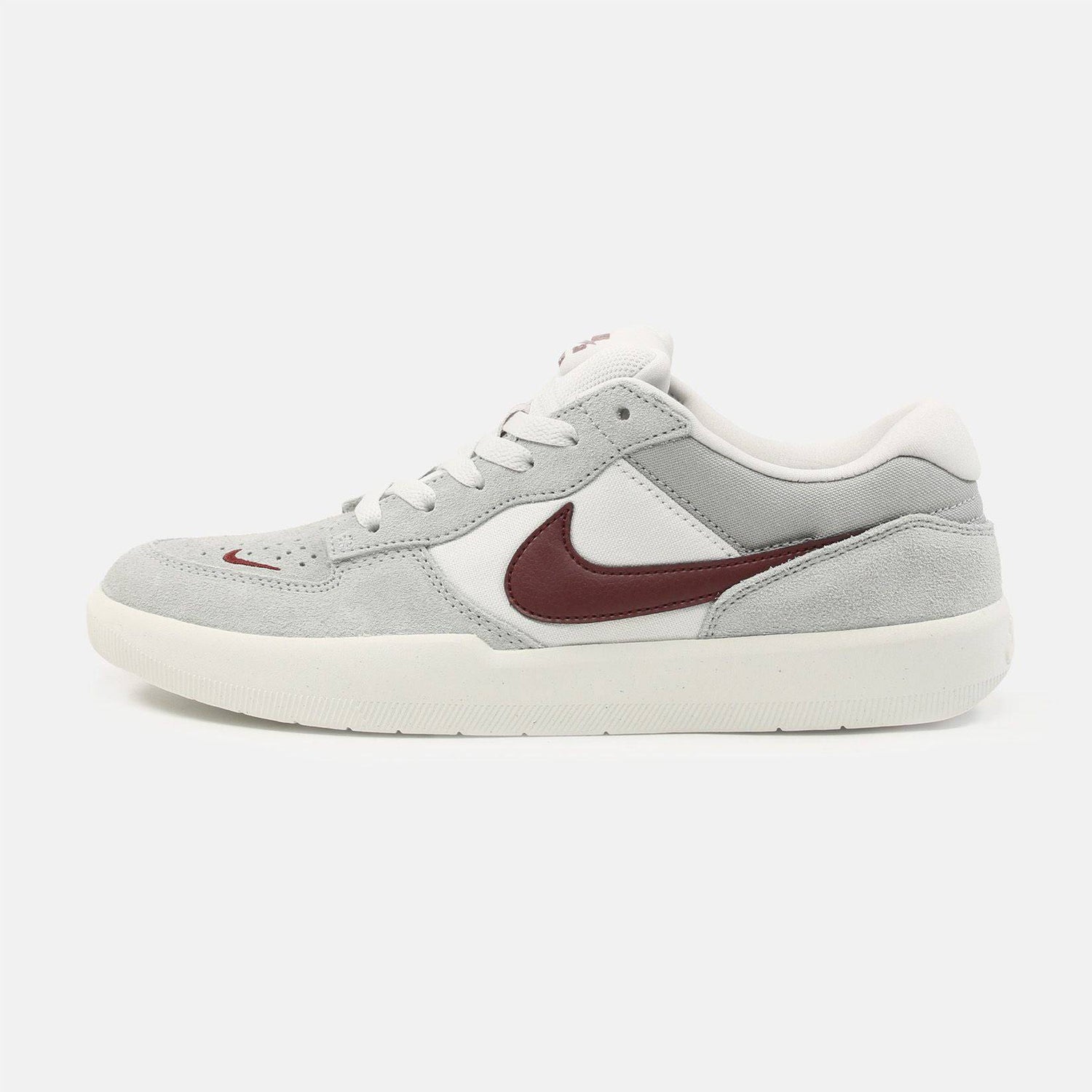 Nike SB Force 58 Sneaker - Platinium Tint / Dark Team Red - Blowout Skateshop