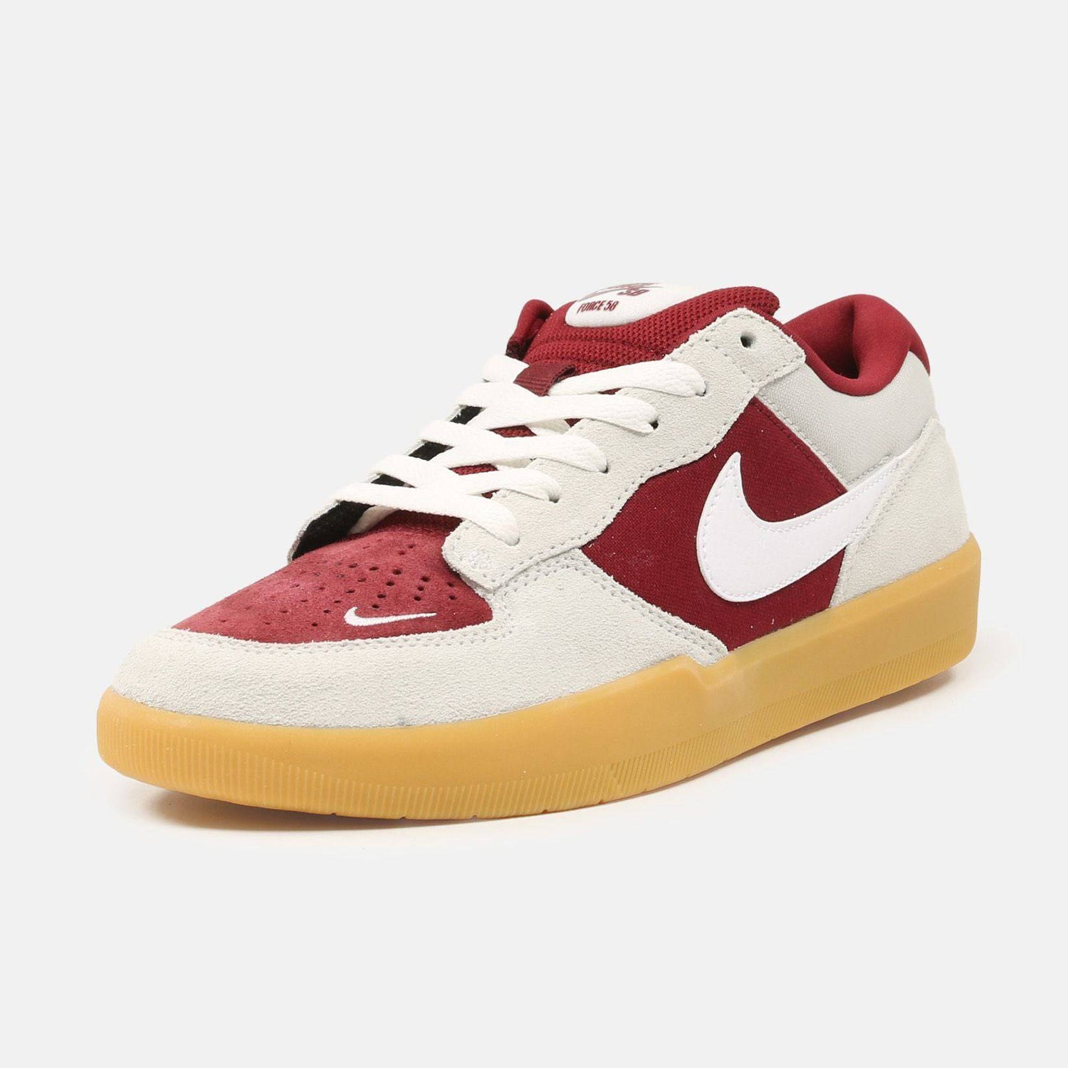 Nike SB Force 58 Sneaker - Team Red / White - Blowout Skateshop