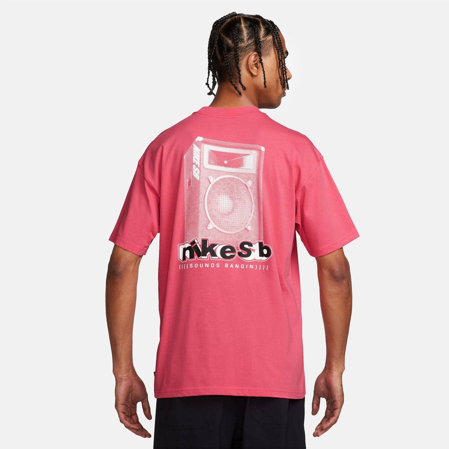 Nike SB M90 Sounds Bangin T-Shirt - Pink - Blowout Skateshop