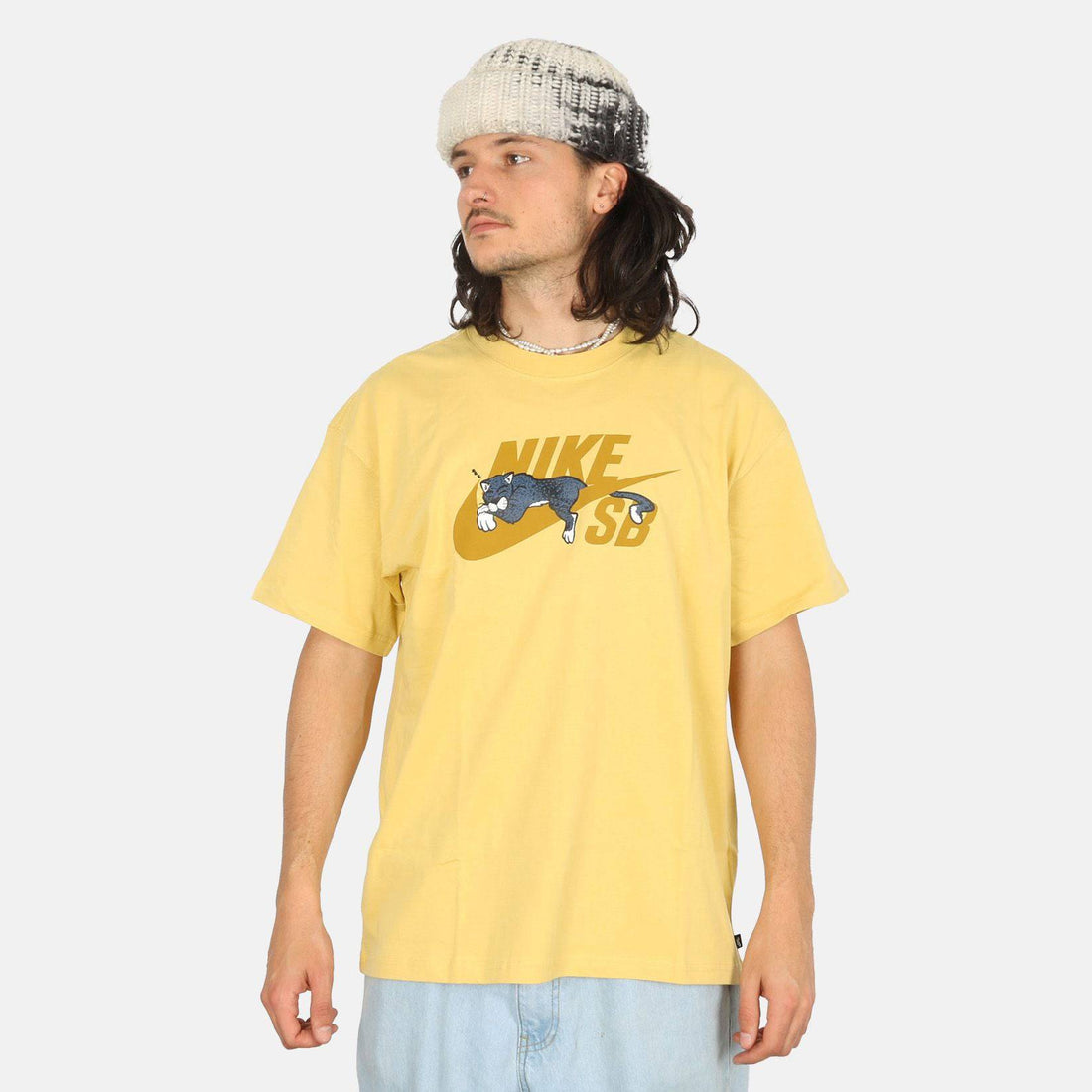 Nike SB Panther T-Shirt - Saturn Gold - Blowout Skateshop