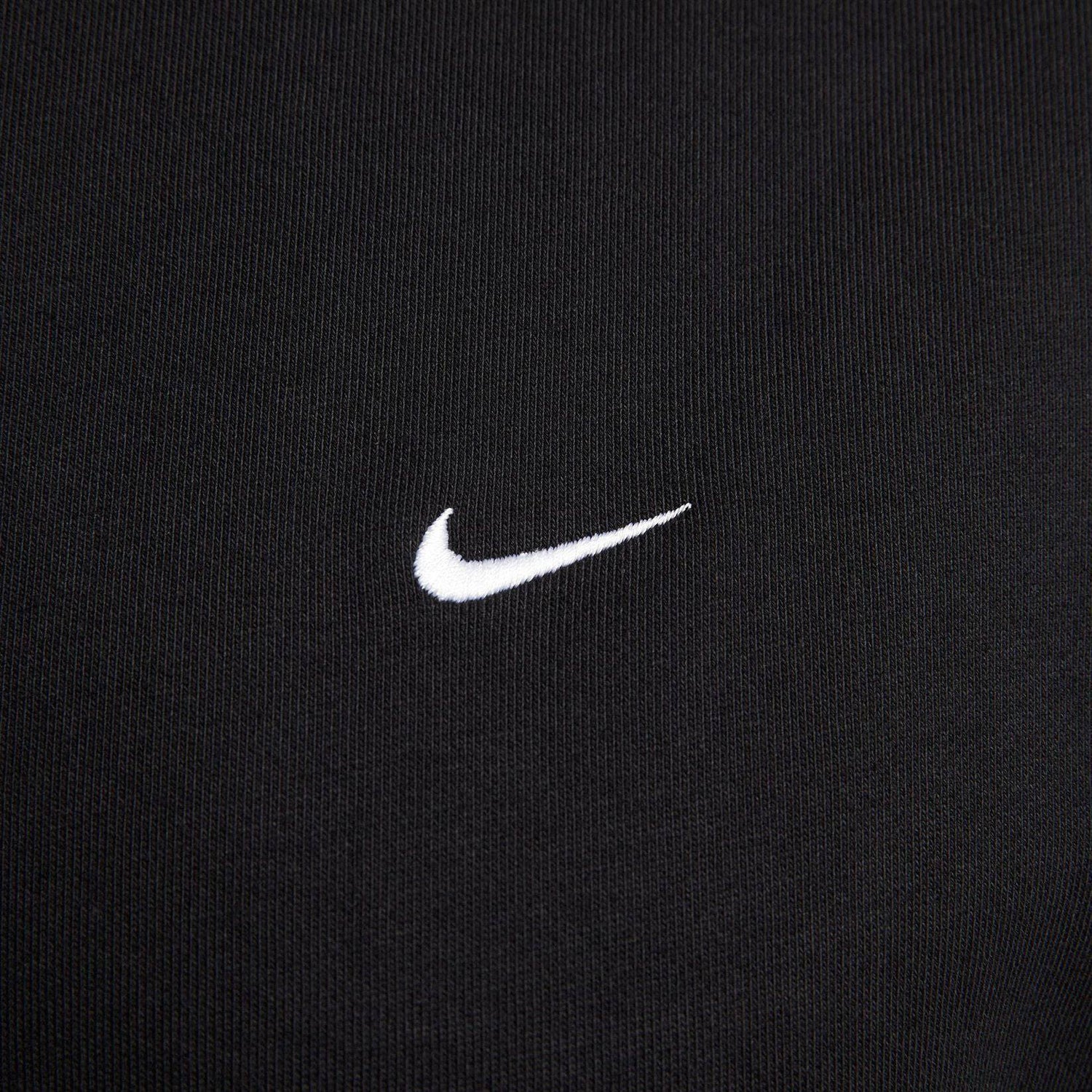 Nike SB Solo Swoosh Fleece Pullover - Black - Blowout Skateshop