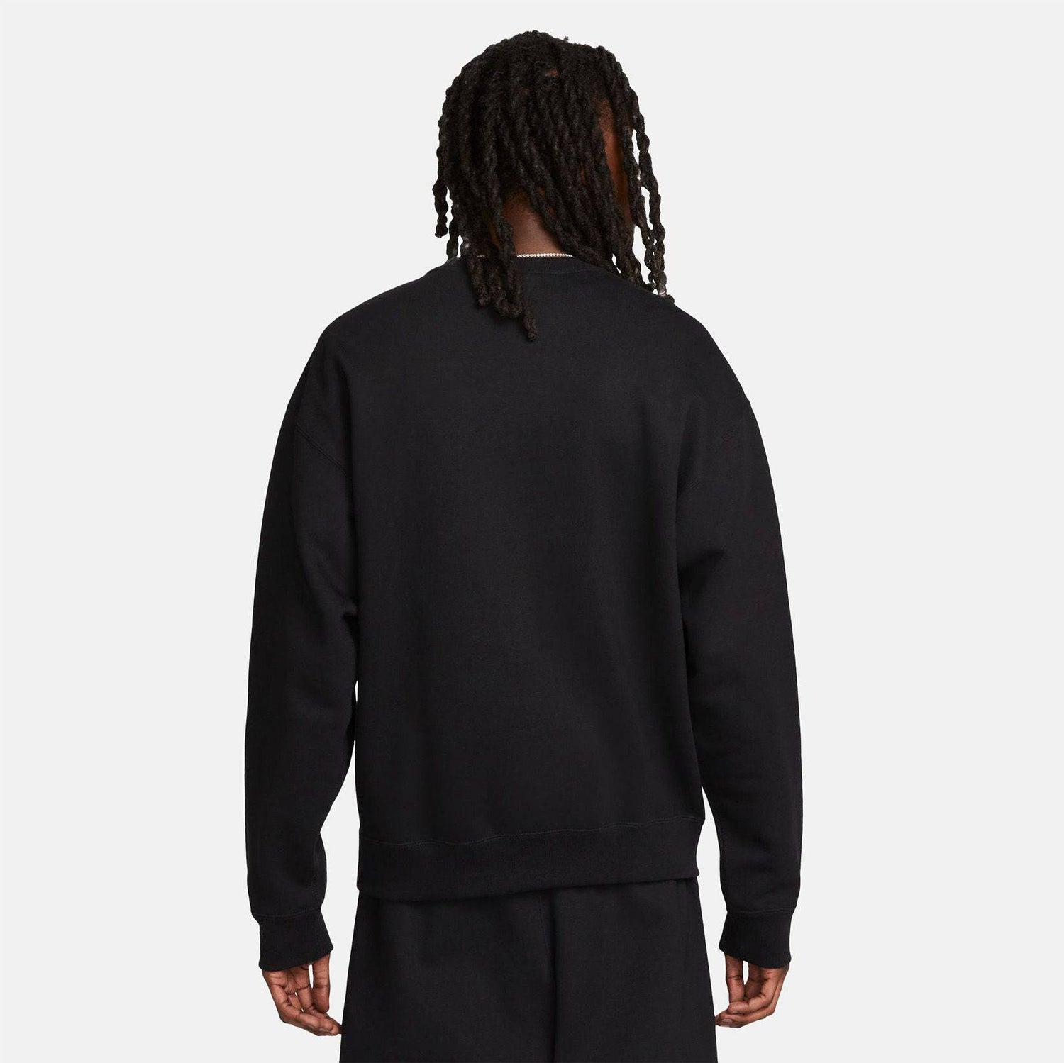 Nike SB Solo Swoosh Fleece Pullover - Black - Blowout Skateshop