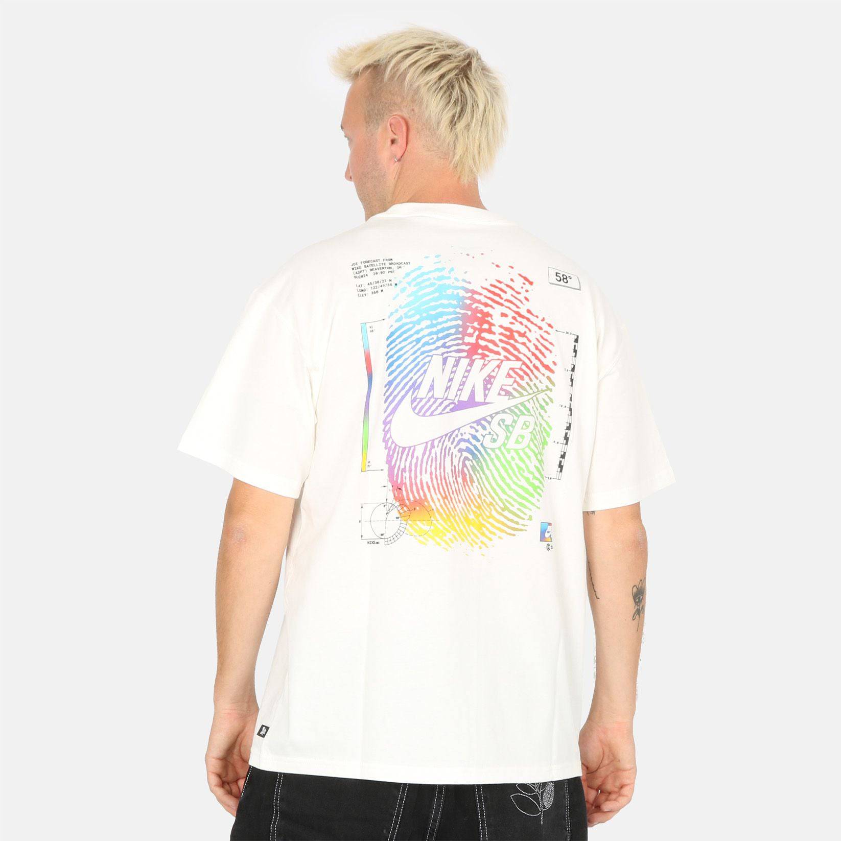 Nike SB Thumbprint T-Shirt - Sail - Blowout Skateshop