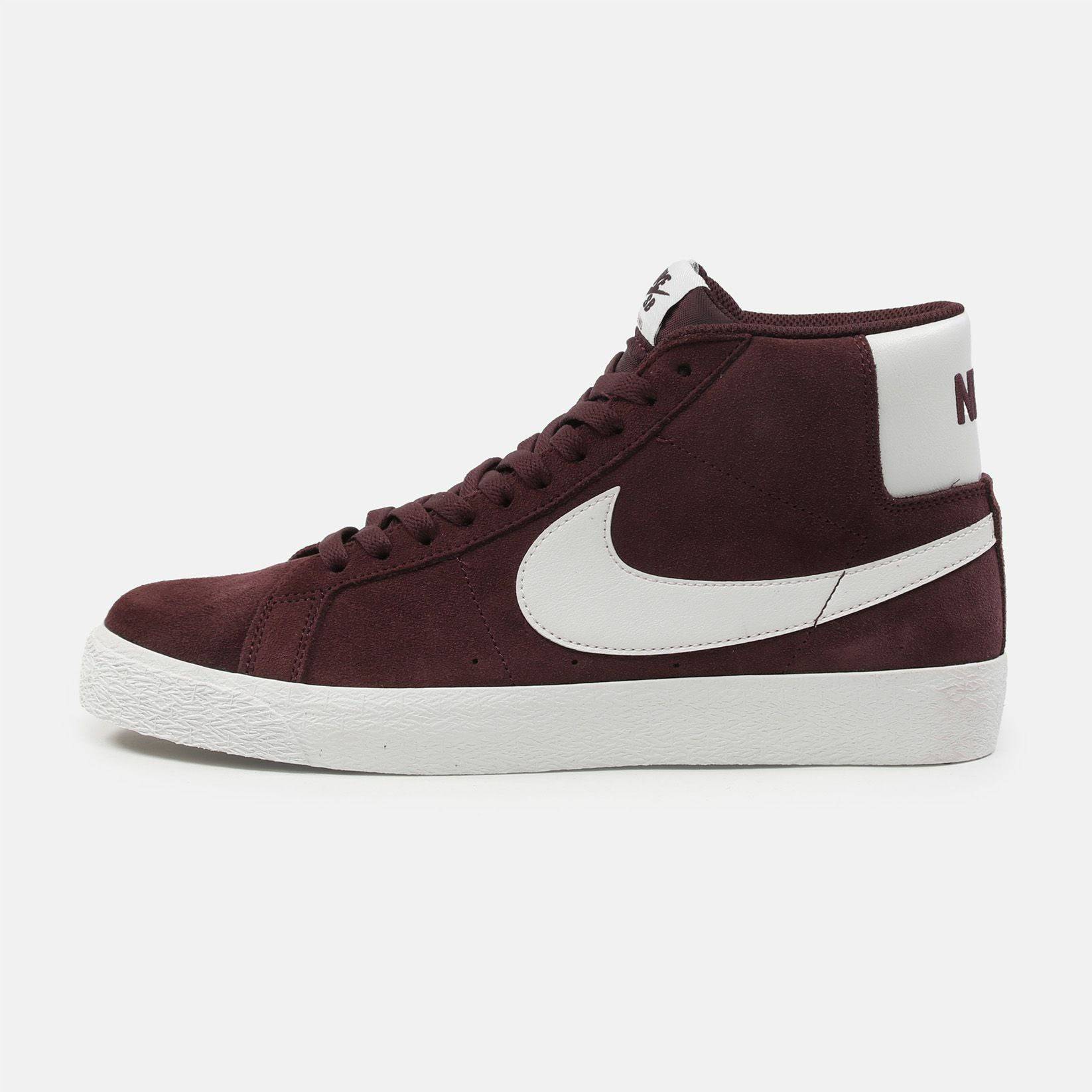 Nike SB Zoom Blazer Mid - Burgundy Crush / Summit White - Blowout Skateshop