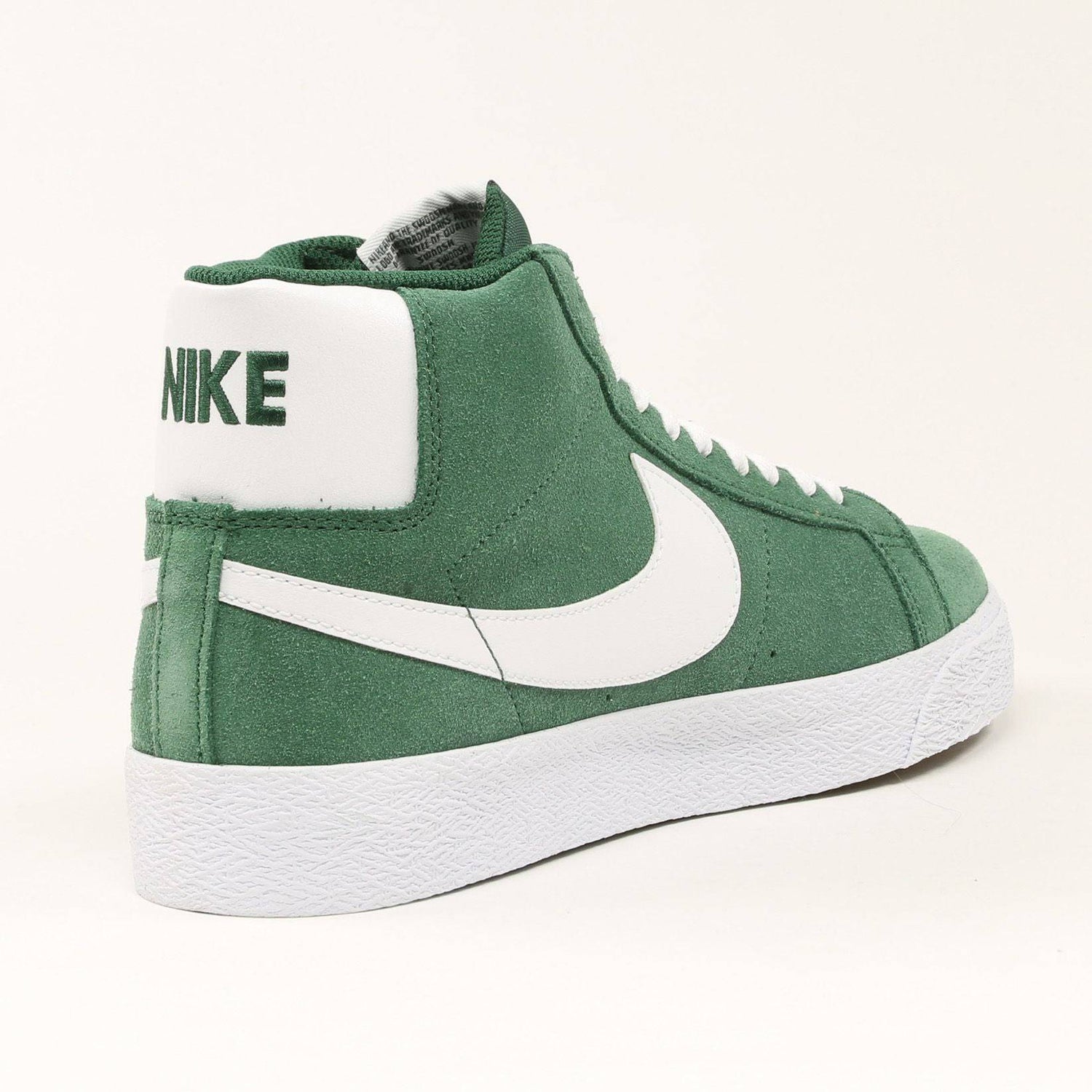 Nike SB Zoom Blazer Mid Sneaker - Fir / White - Blowout Skateshop