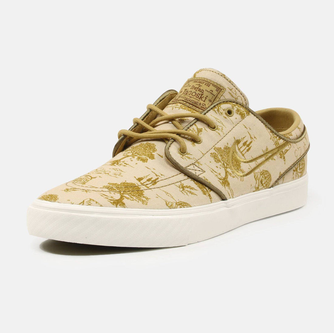 Nike SB Zoom Janoski OG+ Premium Sneaker - Sesame / Gold - Blowout Skateshop