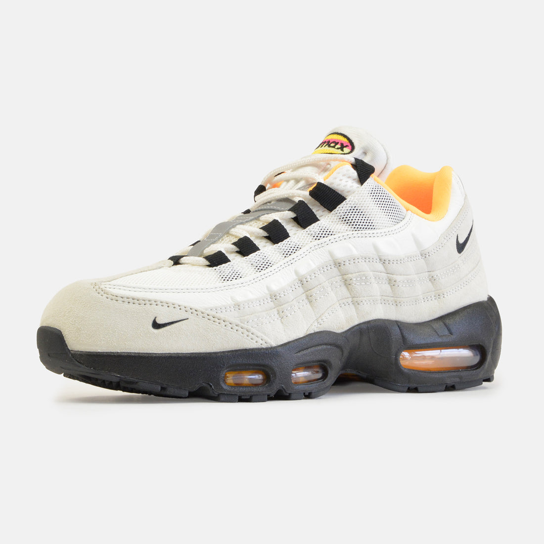 Nike SB Air Max 95 - Sail / Black - Laser Orange Weiß Bild 2