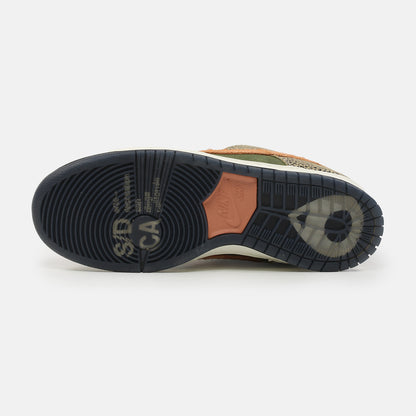 Nike SB Arts-Rec x Dunk Low Pro QS - Khaki / Brown / Green Mehrfarbig Bild 4