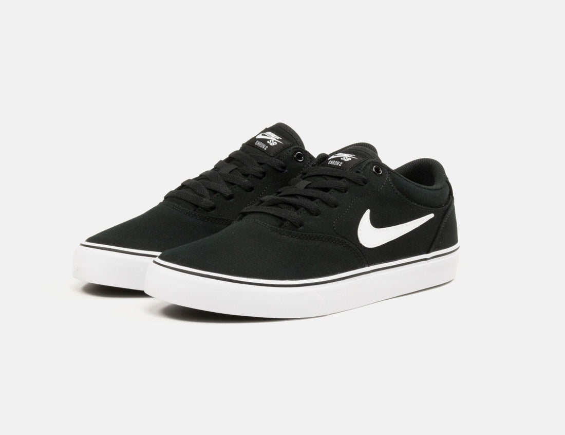 Nike SB Chron 2 Canvas Sneaker - Black / White - Black Schwarz Bild 2