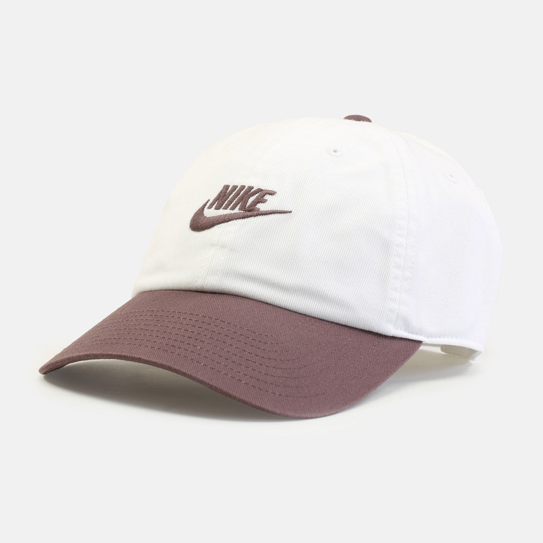 Nike SB Club Unstructured Futura Cap - White / Burgundy Weiß Bild 1