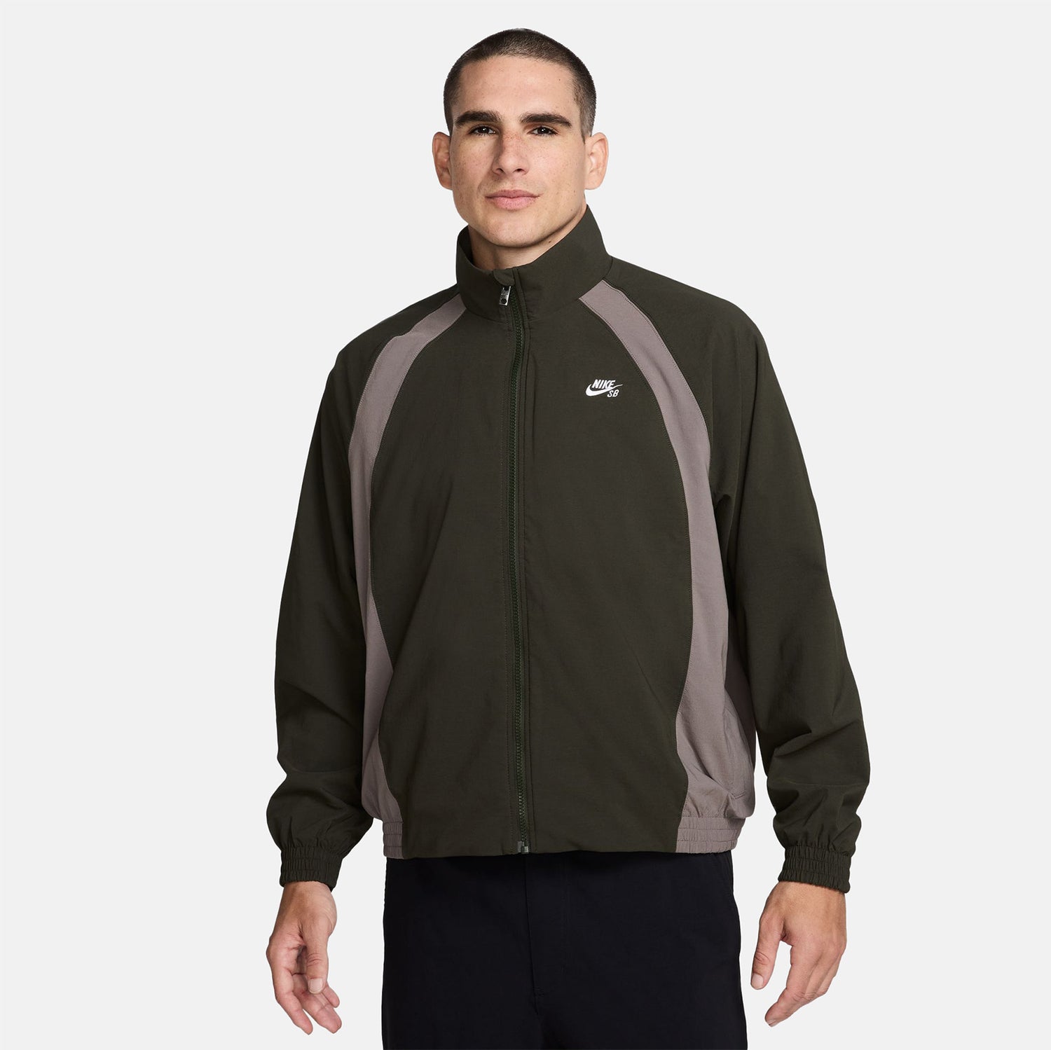 Nike SB Dri-Fit Woven Jacke - Military Green Bild 1