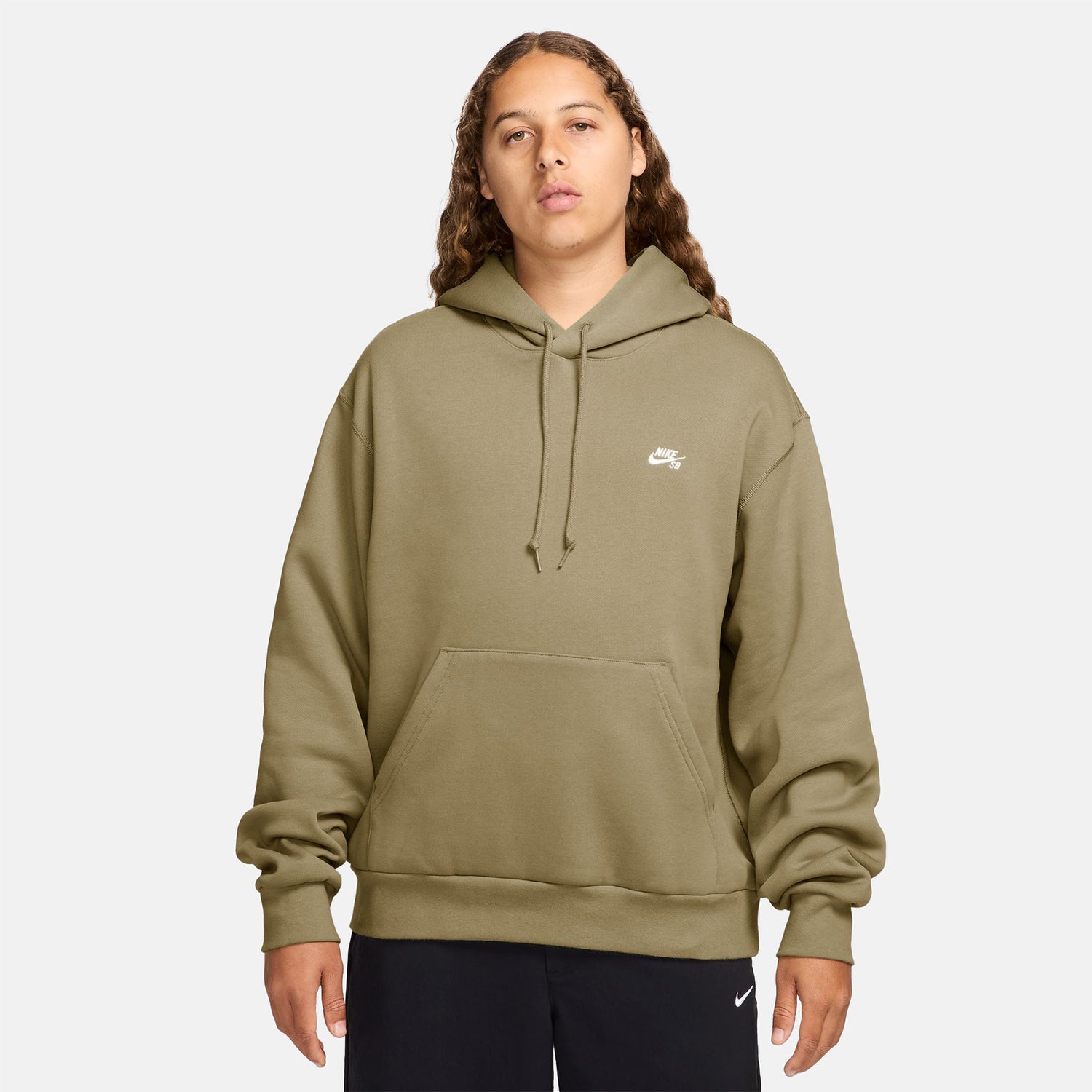 Nike SB Essential Logo Hoodie - Parachute Beige Braun Bild 1