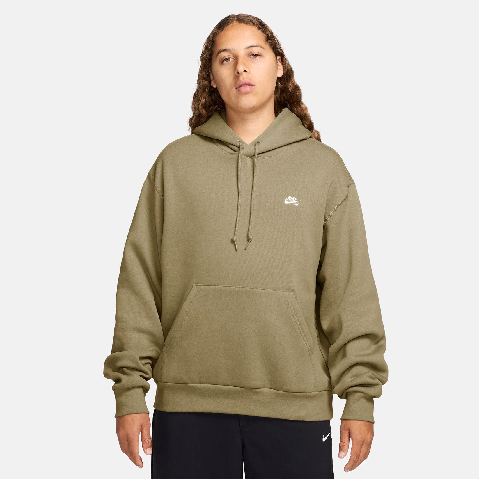 Nike SB Essential Logo Hoodie - Parachute Beige Braun Bild 1