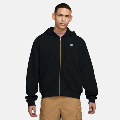 Nike SB Fleece Essential Logo Hoodie - Black / White Schwarz Bild 1