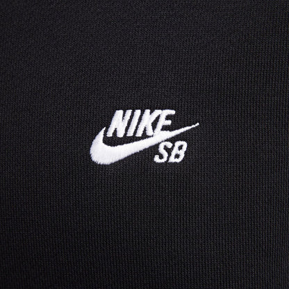 Nike SB Fleece Essential Logo Hoodie - Black / White Schwarz Bild 3
