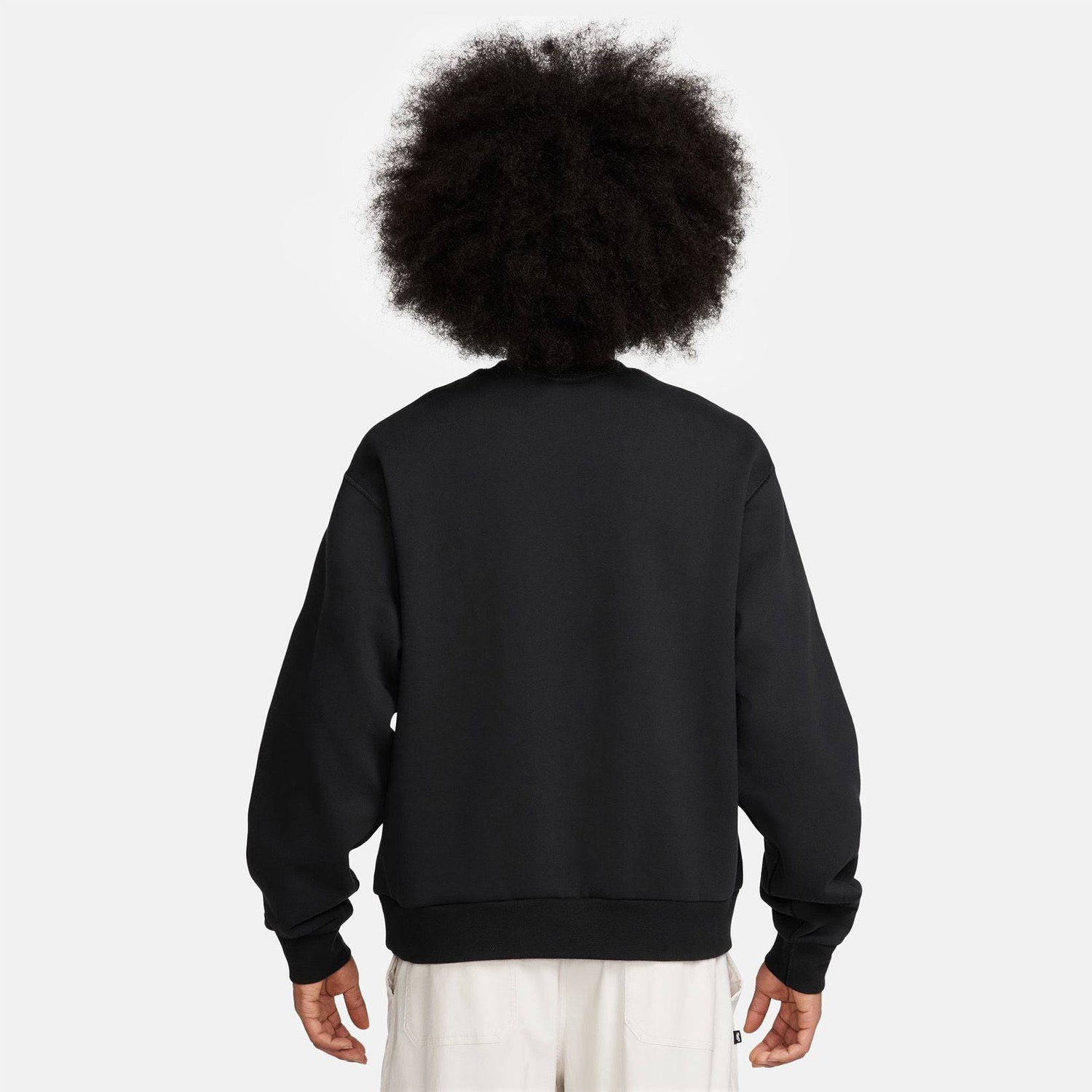 Nike SB Fleece Essential Logo Pullover - Black / White Schwarz Bild 3