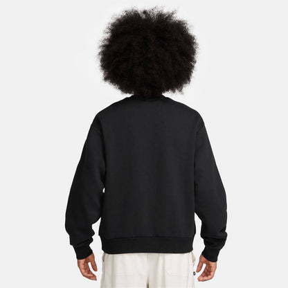 Nike SB Fleece Essential Logo Pullover - Black / White Schwarz Bild 3