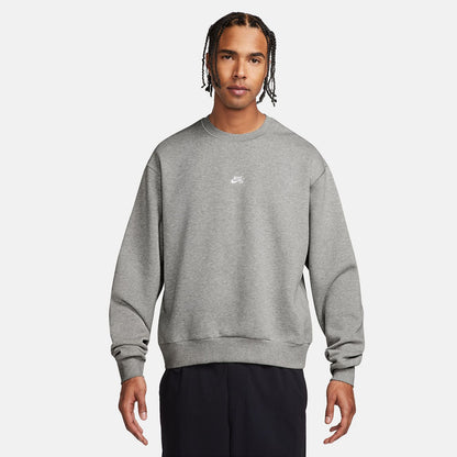 Nike SB Fleece Essential Logo Pullover - Heathe Grey Grau Bild 1