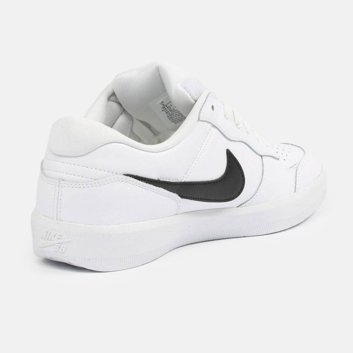 Nike SB Force 58 Premium Leather Sneaker - White / Black Weiß Bild 3