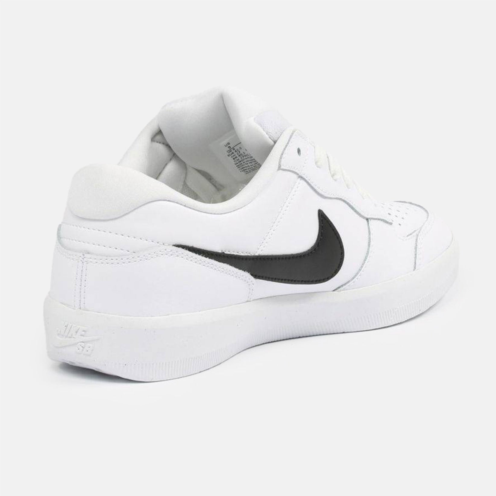 Nike SB Force 58 Premium Leather Sneaker - White / Black Weiß Bild 3