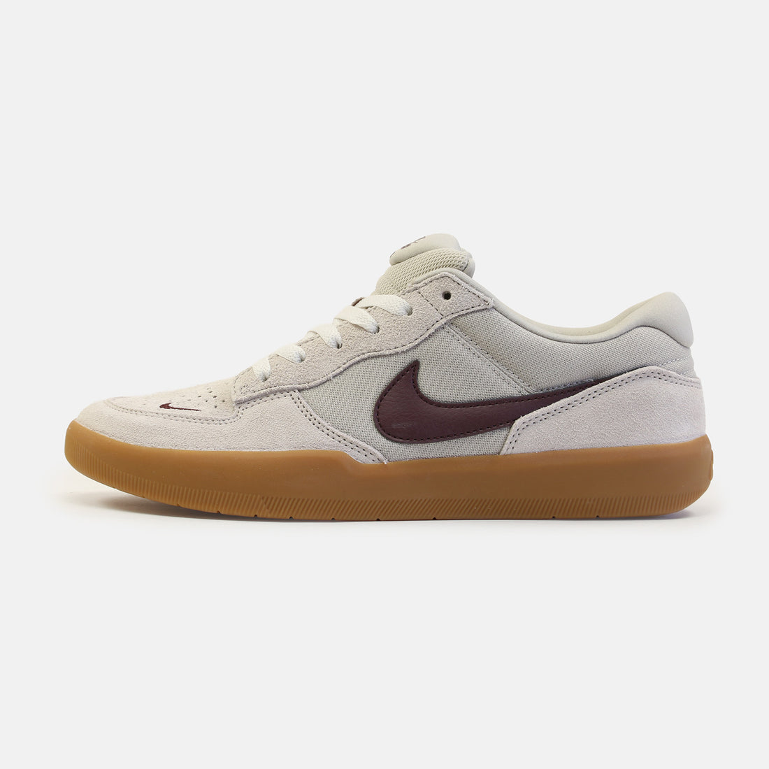 Nike SB Force 58 Sneaker - Cream / Burgundy Crush Braun Bild 1