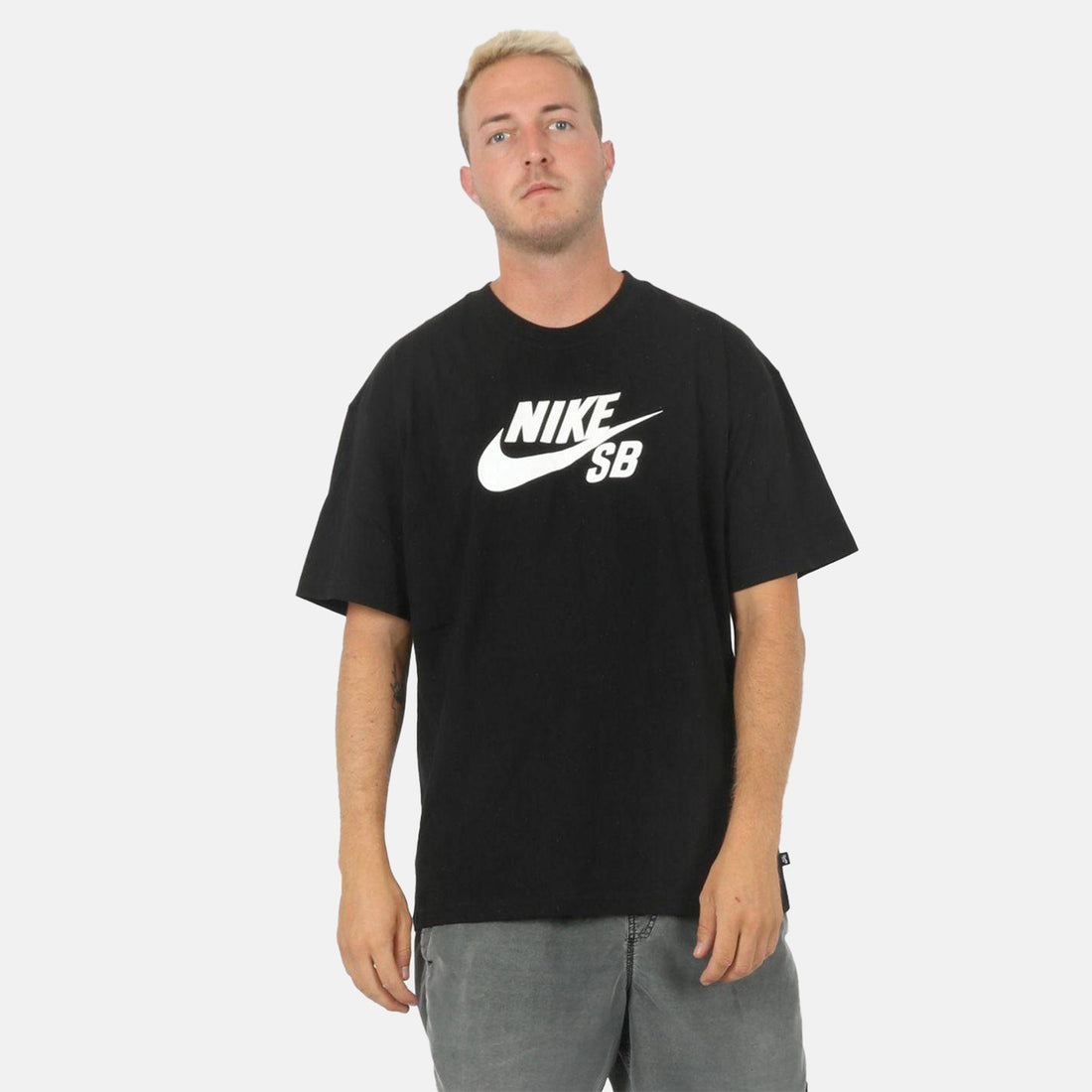 Nike SB Logo Skate T-Shirt - Black Schwarz Bild 1