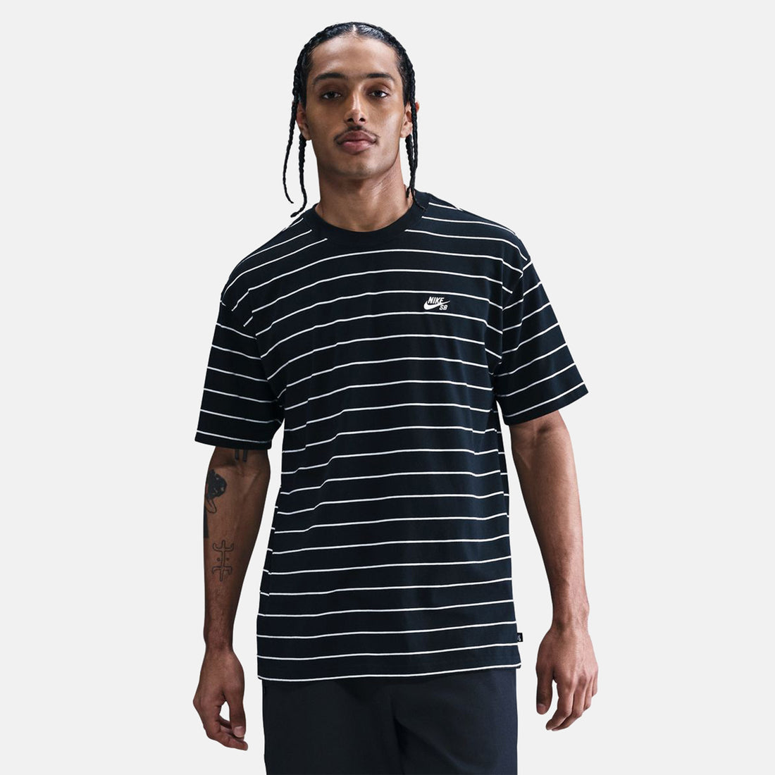Nike SB Max90 Stripe T-Shirt - Black / White Schwarz Bild 1