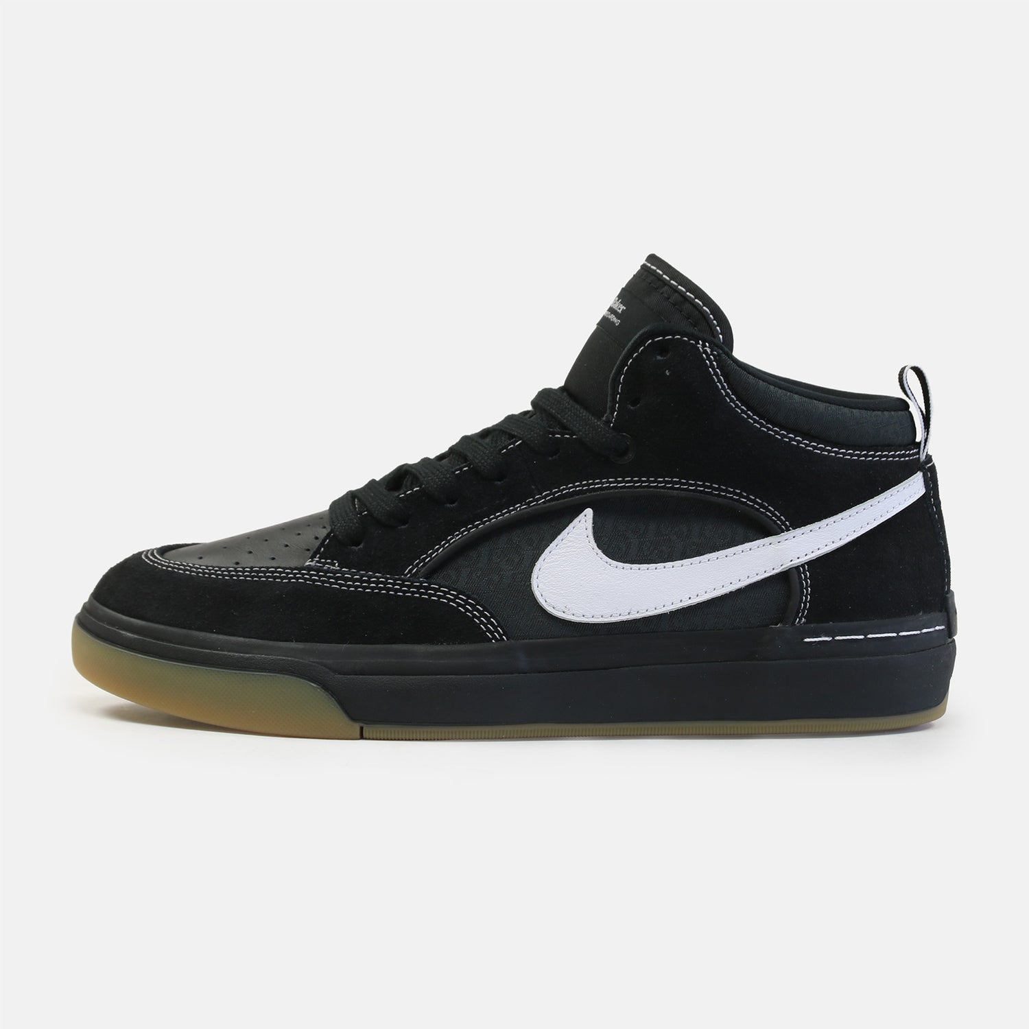 Nike SB React Leo Schuh - Black / White / Gum Schwarz Bild 1