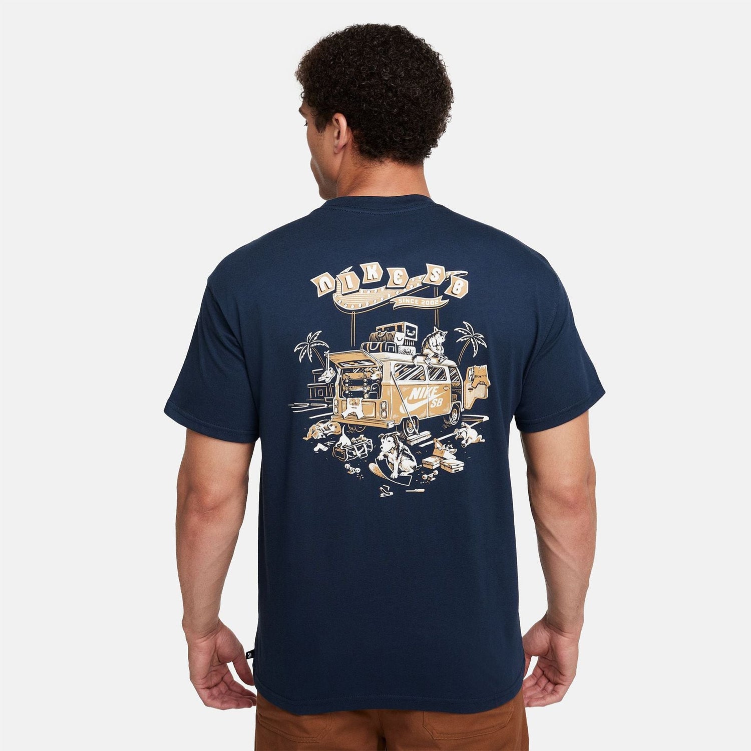 Nike SB Road Dogs T-Shirt - Armory Navy Blau Bild 1
