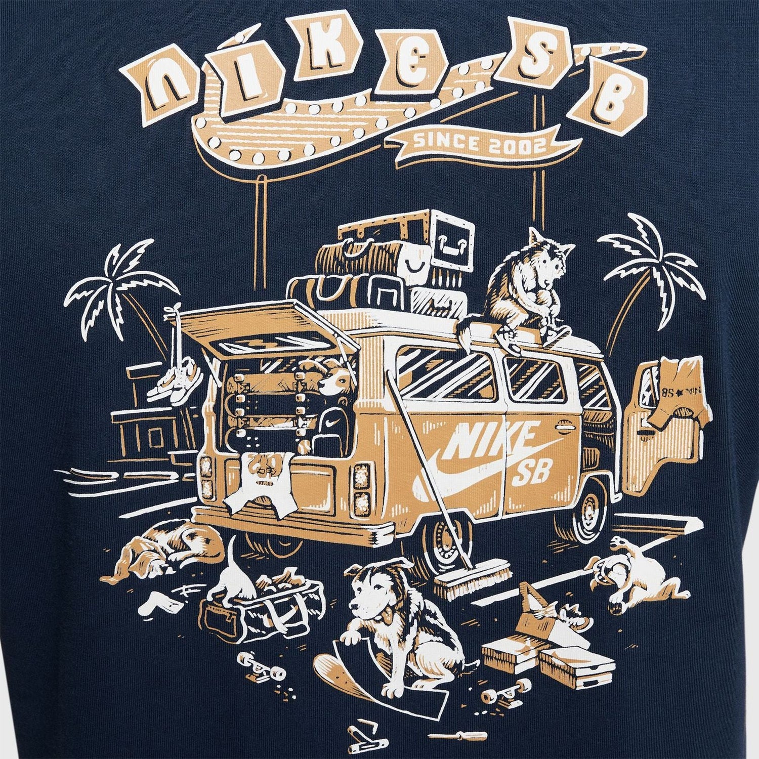 Nike SB Road Dogs T-Shirt - Armory Navy Blau Bild 3