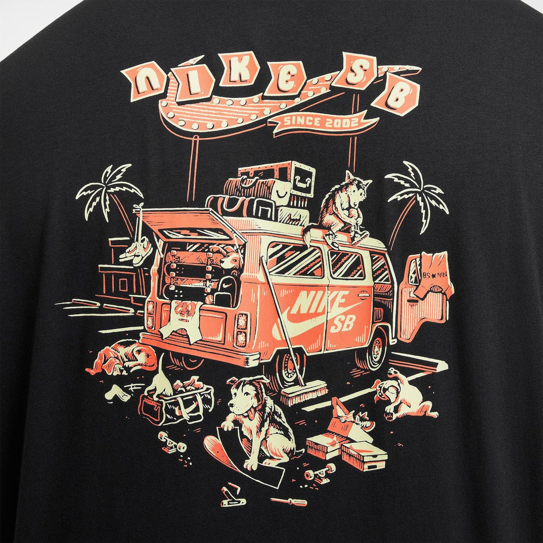 Nike SB Road Dogs T-Shirt - Black Bild 2