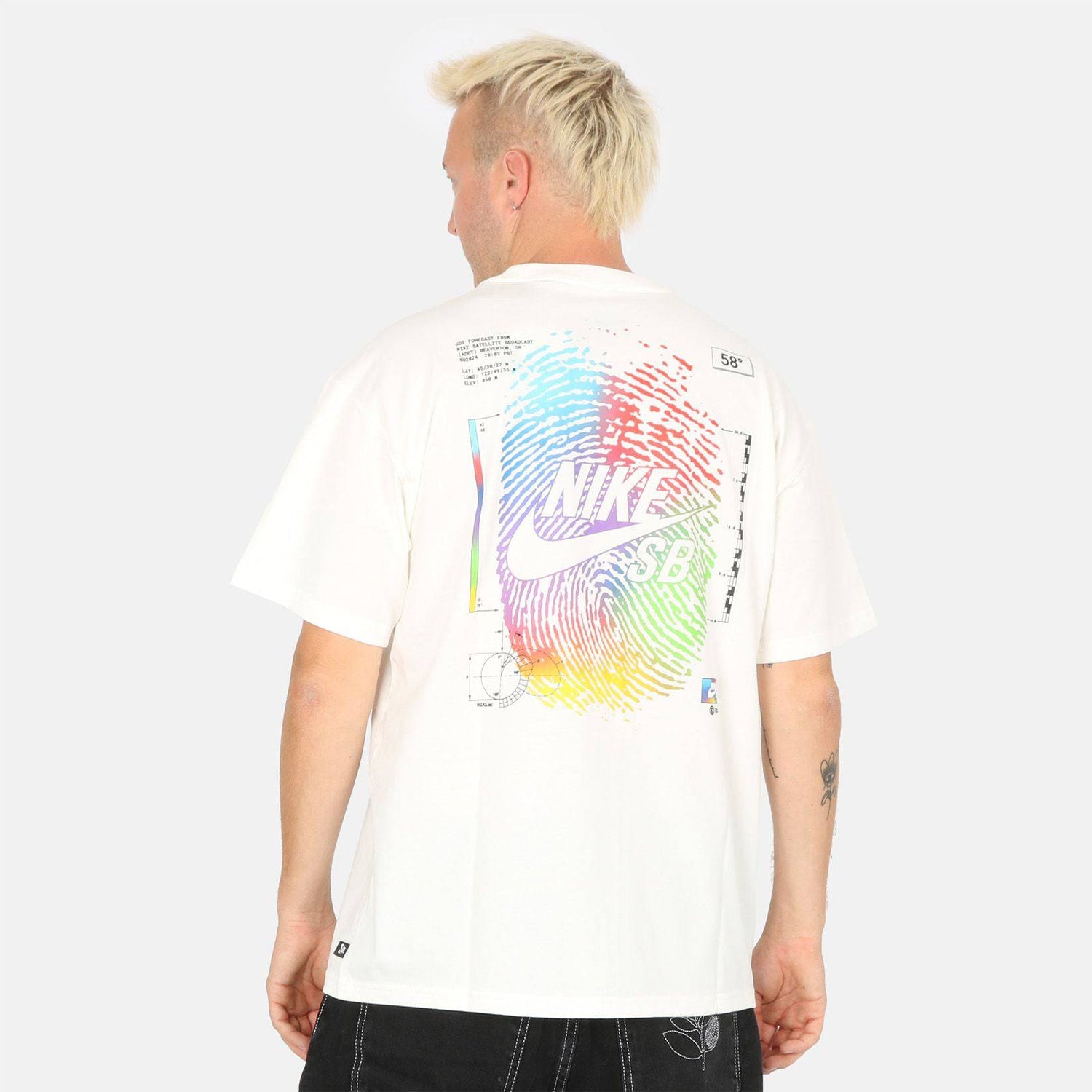 Nike SB Thumbprint T-Shirt - Sail Bild 2