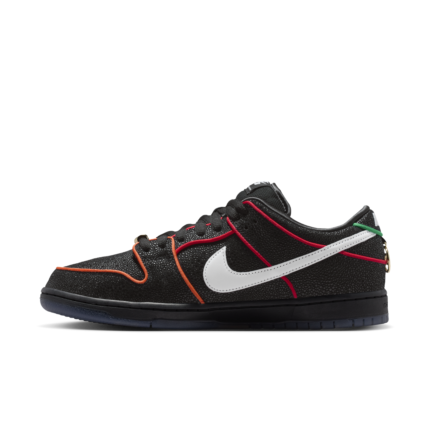 Nike SB X Bronx Skate Girls Dunk Low Schuh Schwarz Bild 1