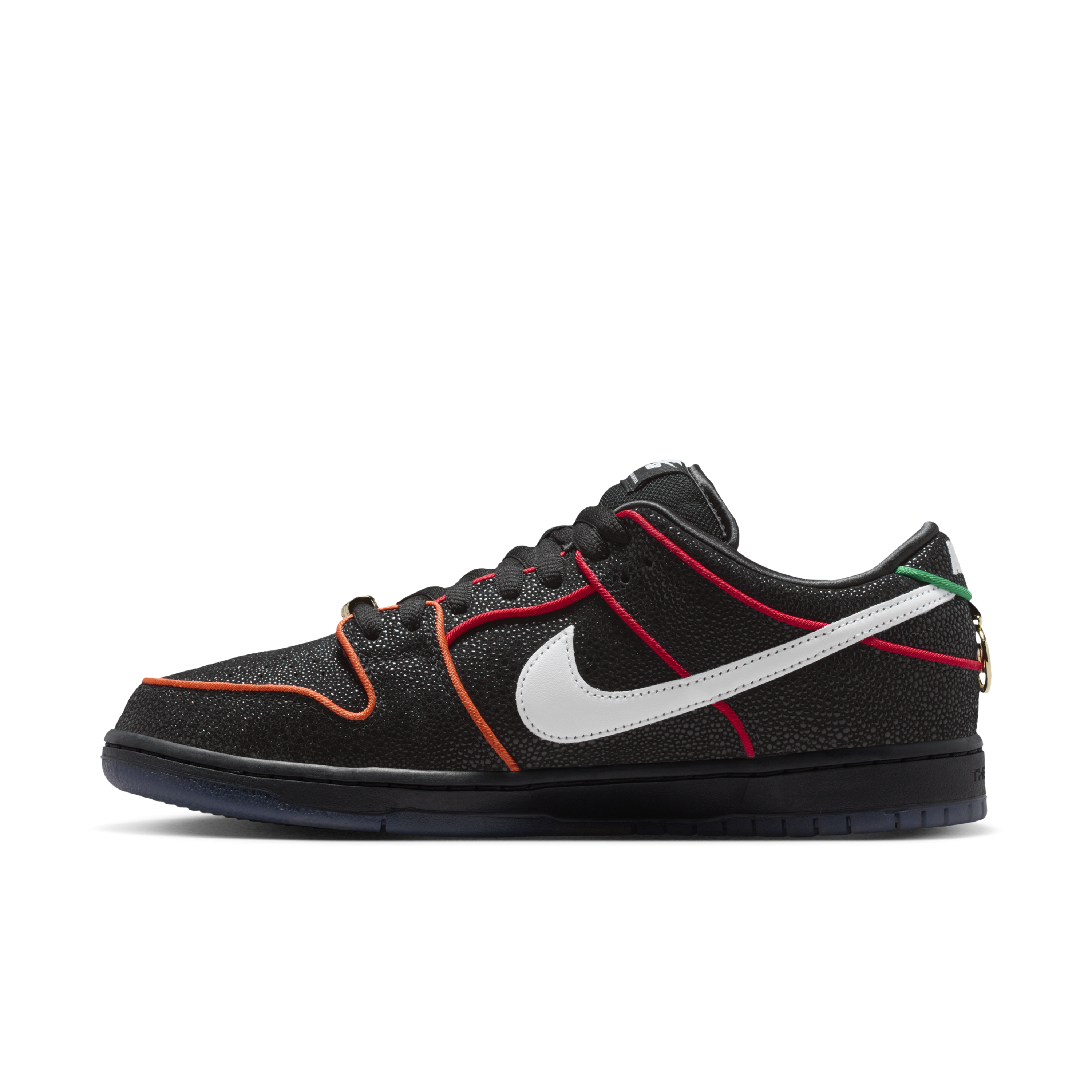 Nike SB X Bronx Skate Girls Dunk Low Schuh Schwarz Bild 1